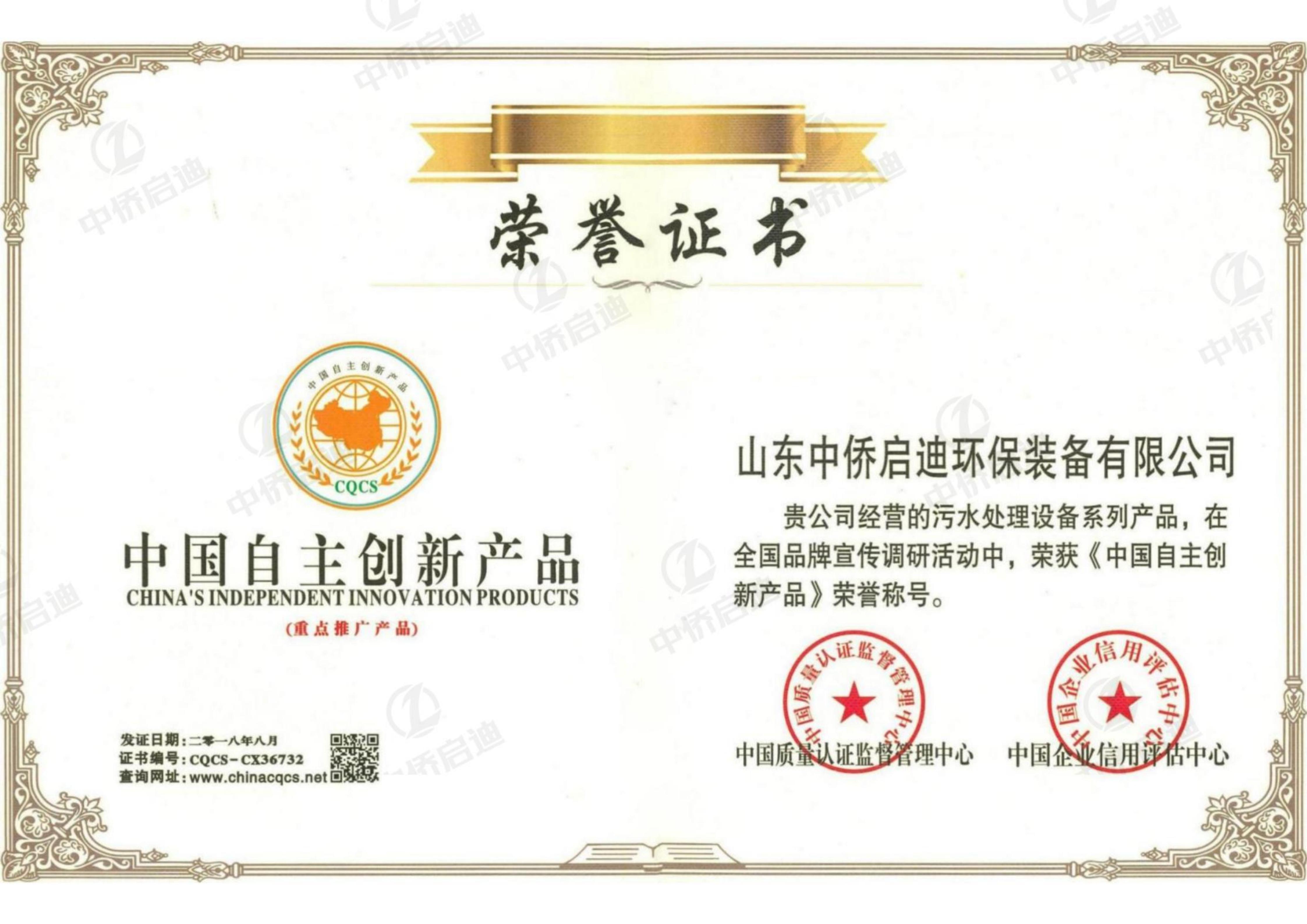 中國自主創(chuàng)新品牌